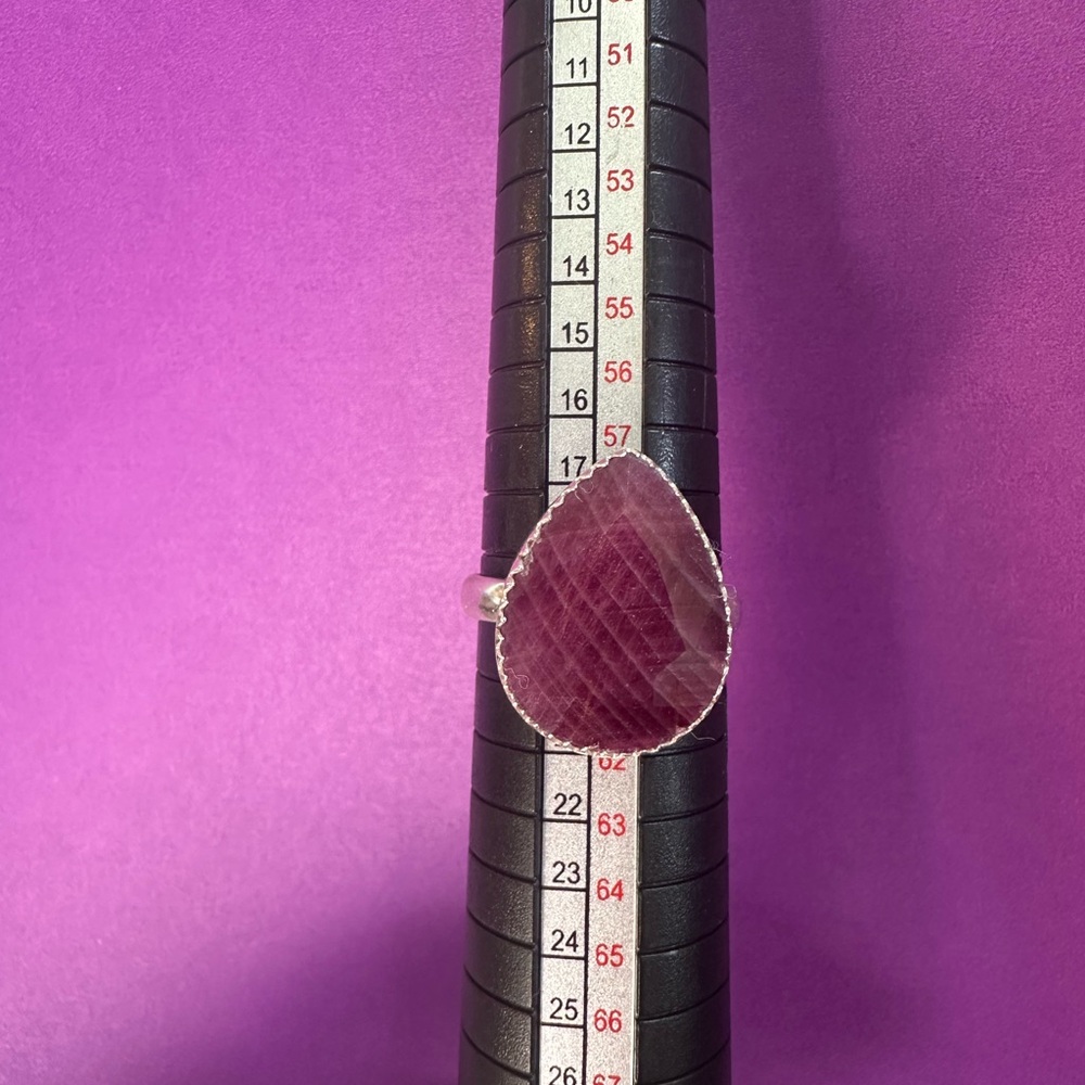 Natural Ruby Ring - image 1